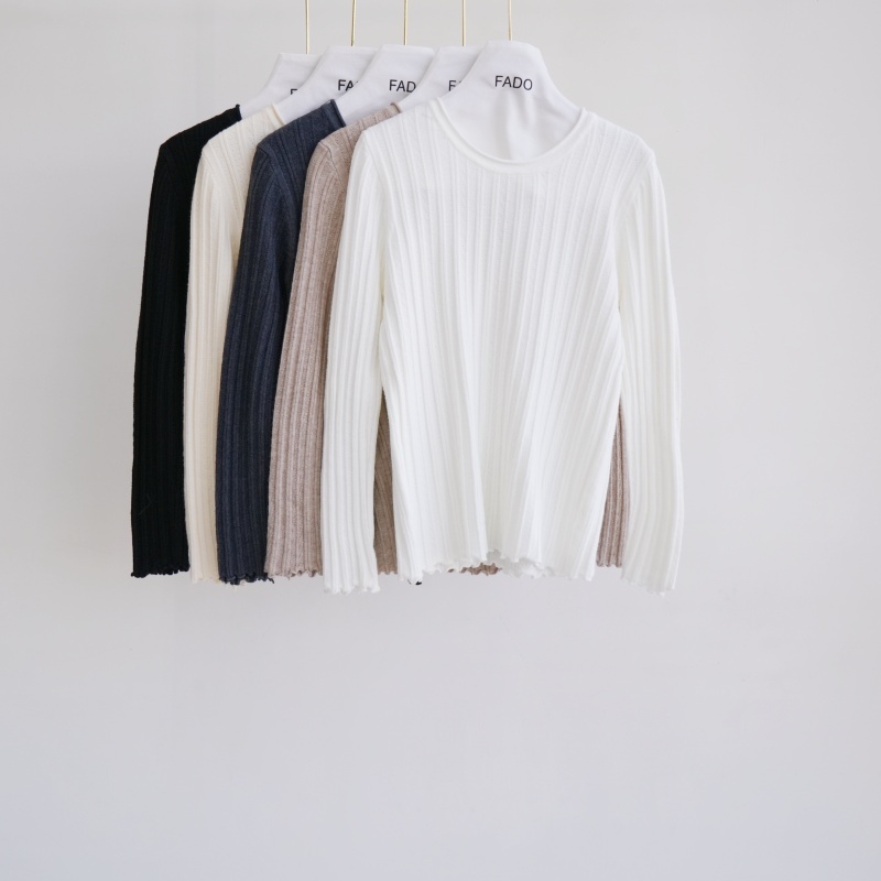 法朵Fado Shop｜圓領織紋微絨針織衫 011A472 五色