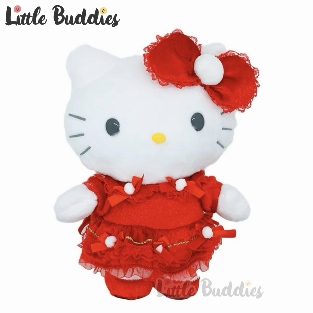 美版 Sanrio 紅色聖誕風公仔 8"