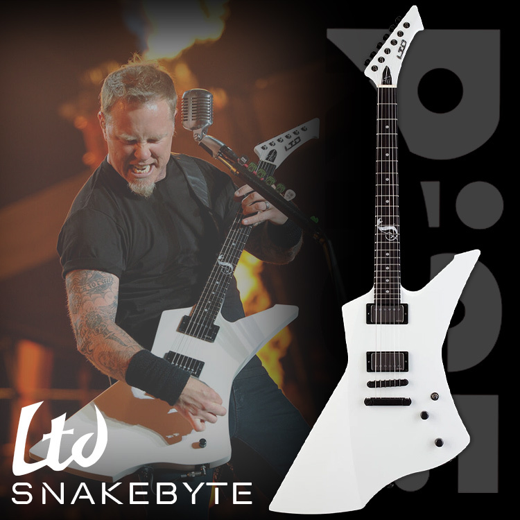 James Hetfield 簽名款 ESP LTD SNAKEBYTE 主動式 電吉他