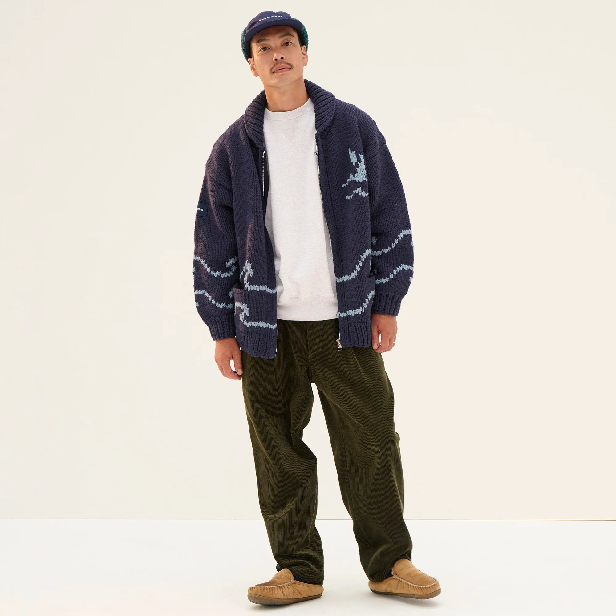 DESCENDANT FW25 CACHALOT COWICHAN SWEATER