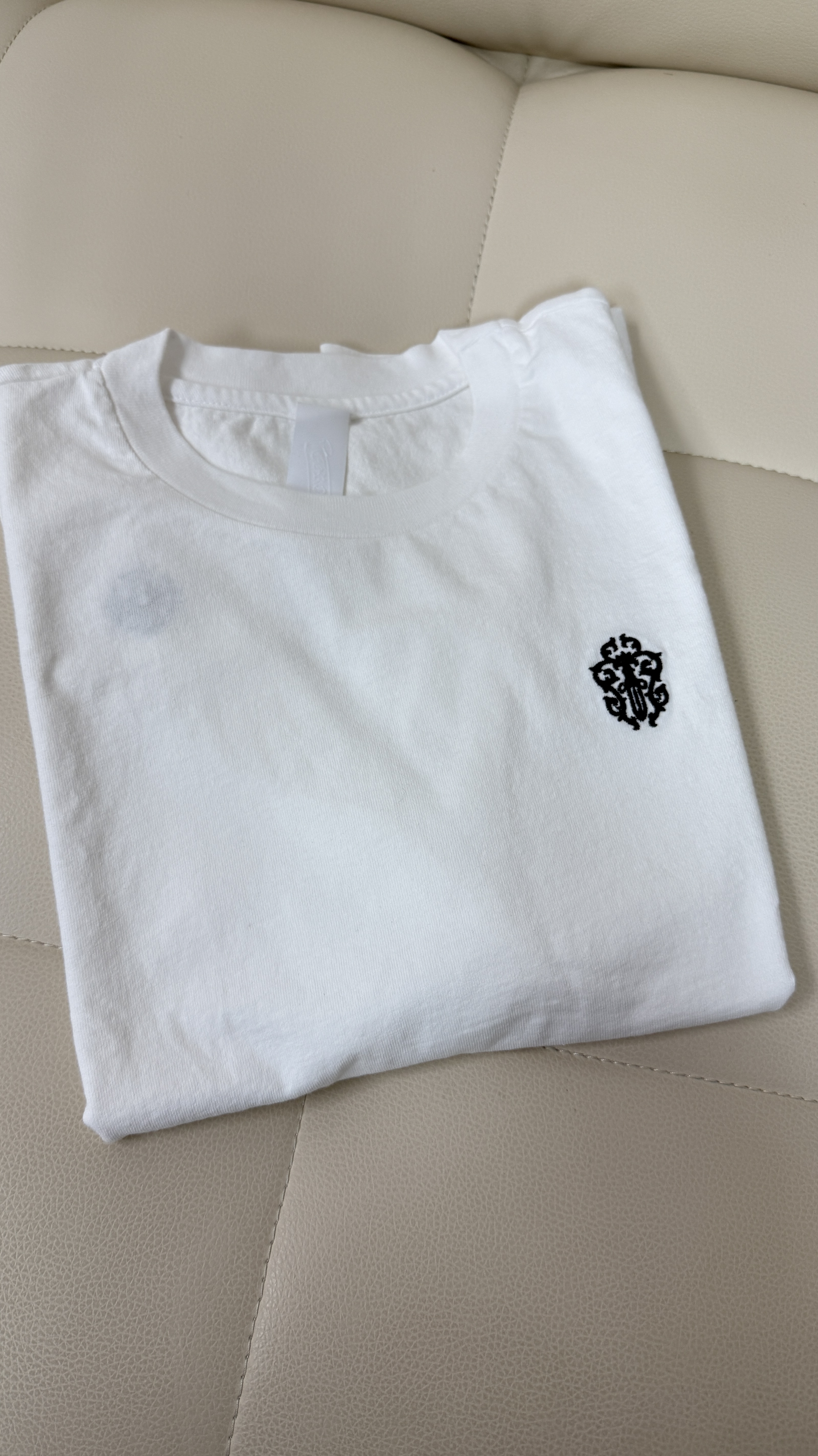 Chrome hearts 女裝 長 tee 厚身 刺繡 embrdry hairy dagger