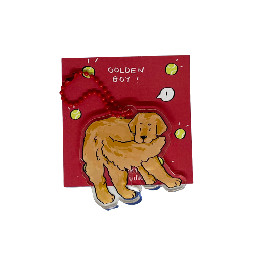 泰國插畫品牌zky.studio|Baby Dog系列吊飾