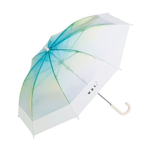 (5491) 兒童漸變透明長雨傘 (2色可選)