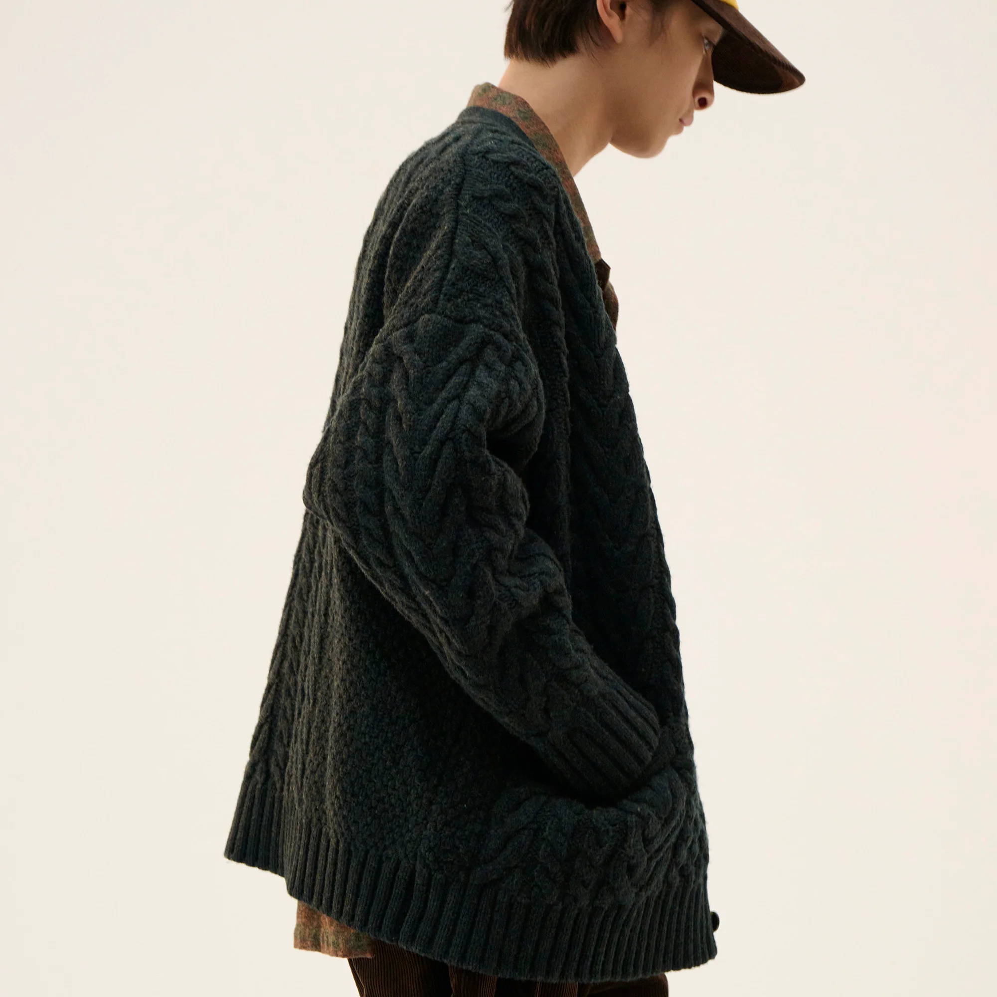 DESCENDANT FW25 NURSE KNIT CARDIGAN