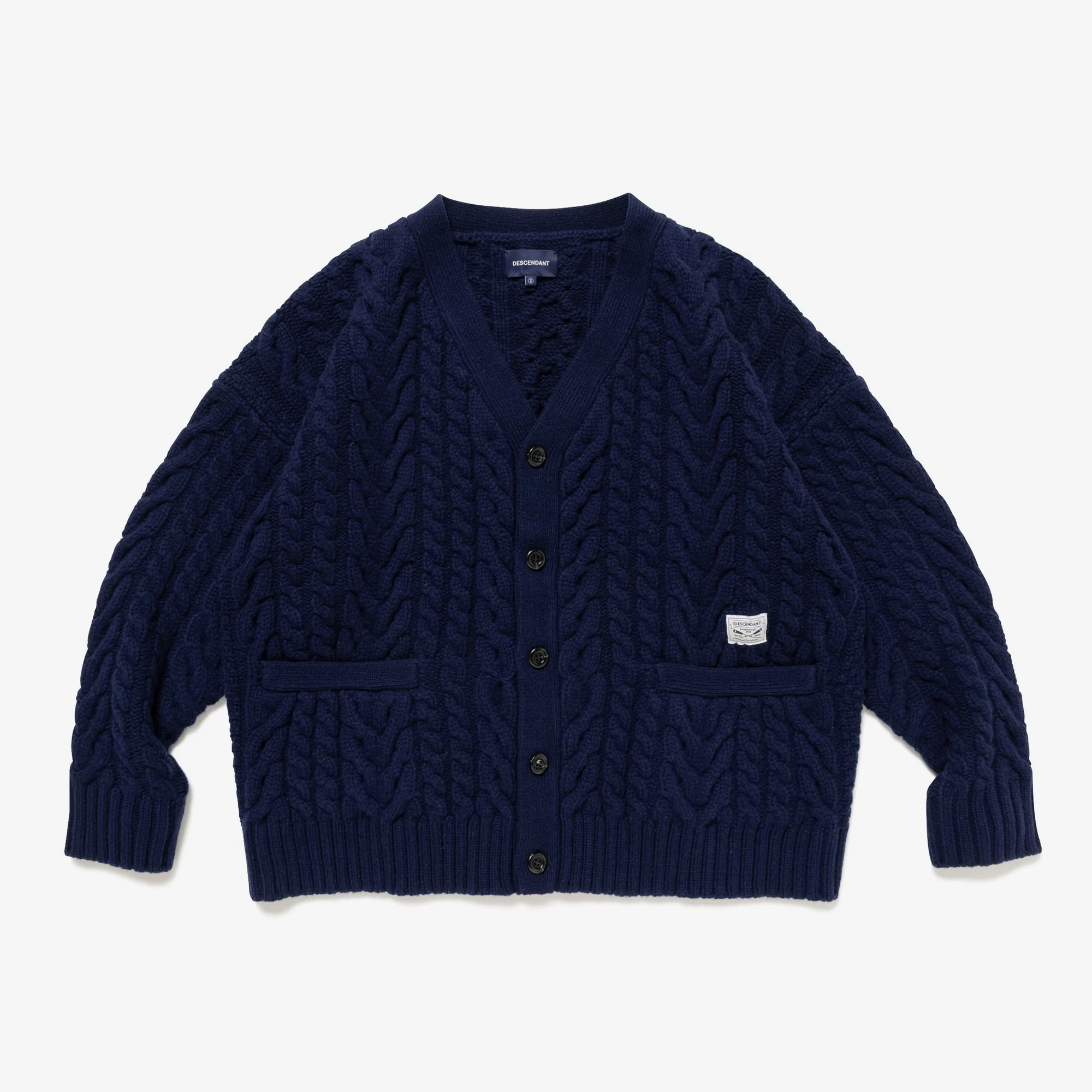 DESCENDANT FW25 NURSE KNIT CARDIGAN