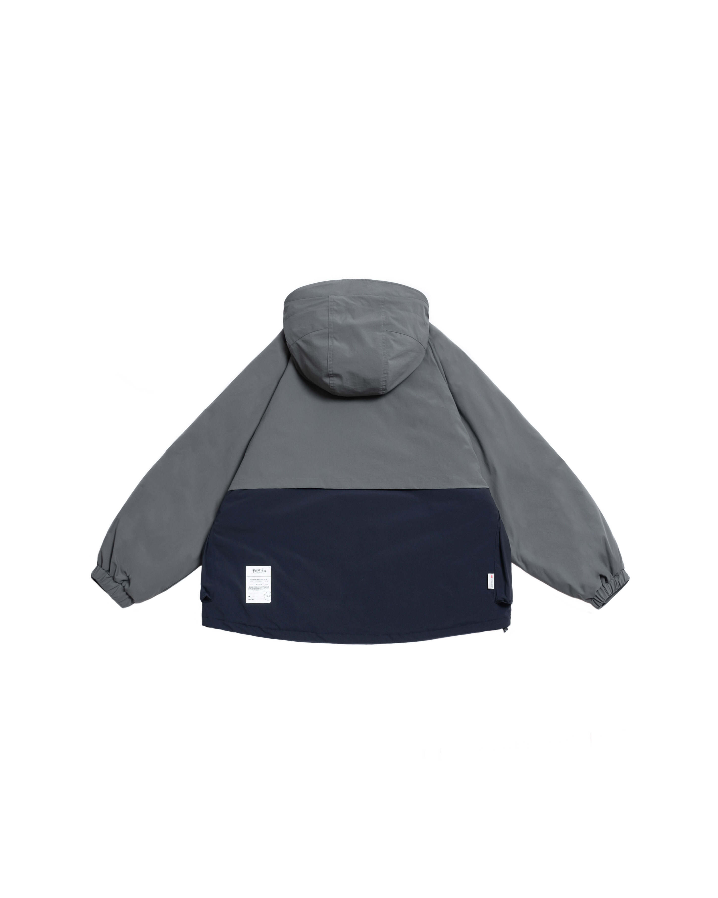 PERSEVERE HOODED UTILITY INSULATED JACKET - BLUE GREY