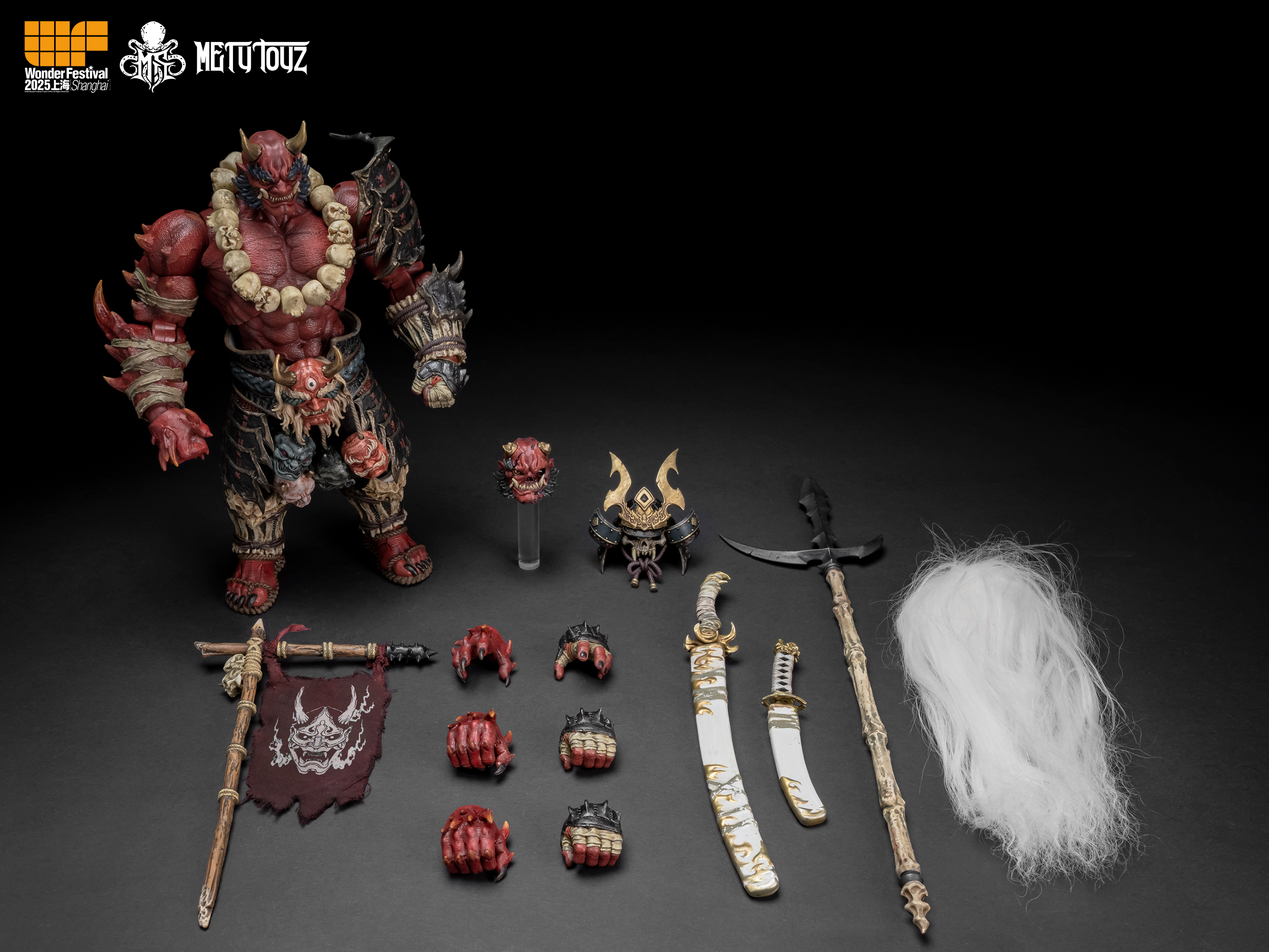 (預訂) Metytoyz 鬼滅修羅 瀧川 紅鬼武士 1:10 可動人偶 - WF 2025限定