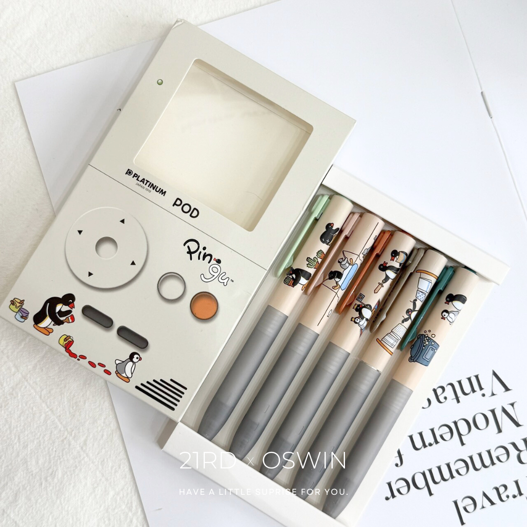 PINGU 企鵝家族 0.5MM 黑色 原子筆