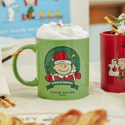 韓國限定史努比聖誕馬克杯組/海報