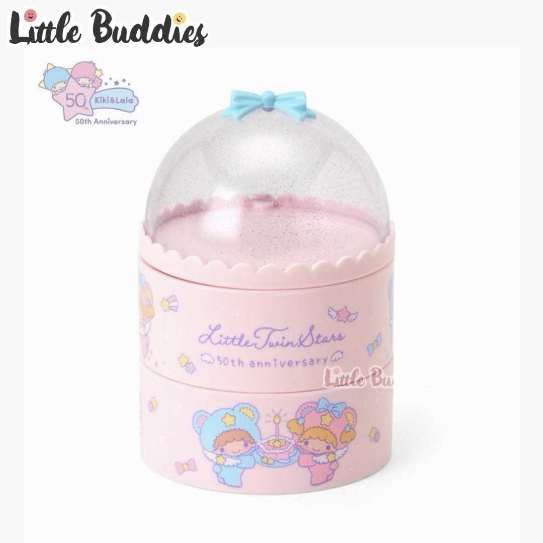 日本 Little Twin Stars 50周年生日熊仔天使設計系列 - 三層飾物盒