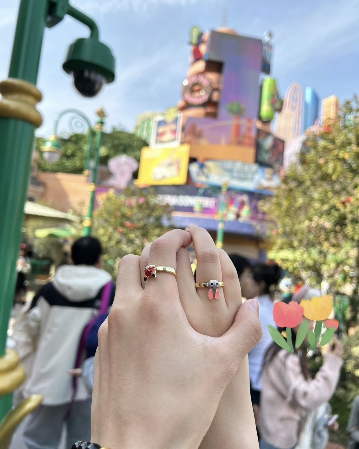 <送給你的最佳拍檔>Disney 動物方城市 迪士尼 茱蒂 尼克 開口 對戒 戒指