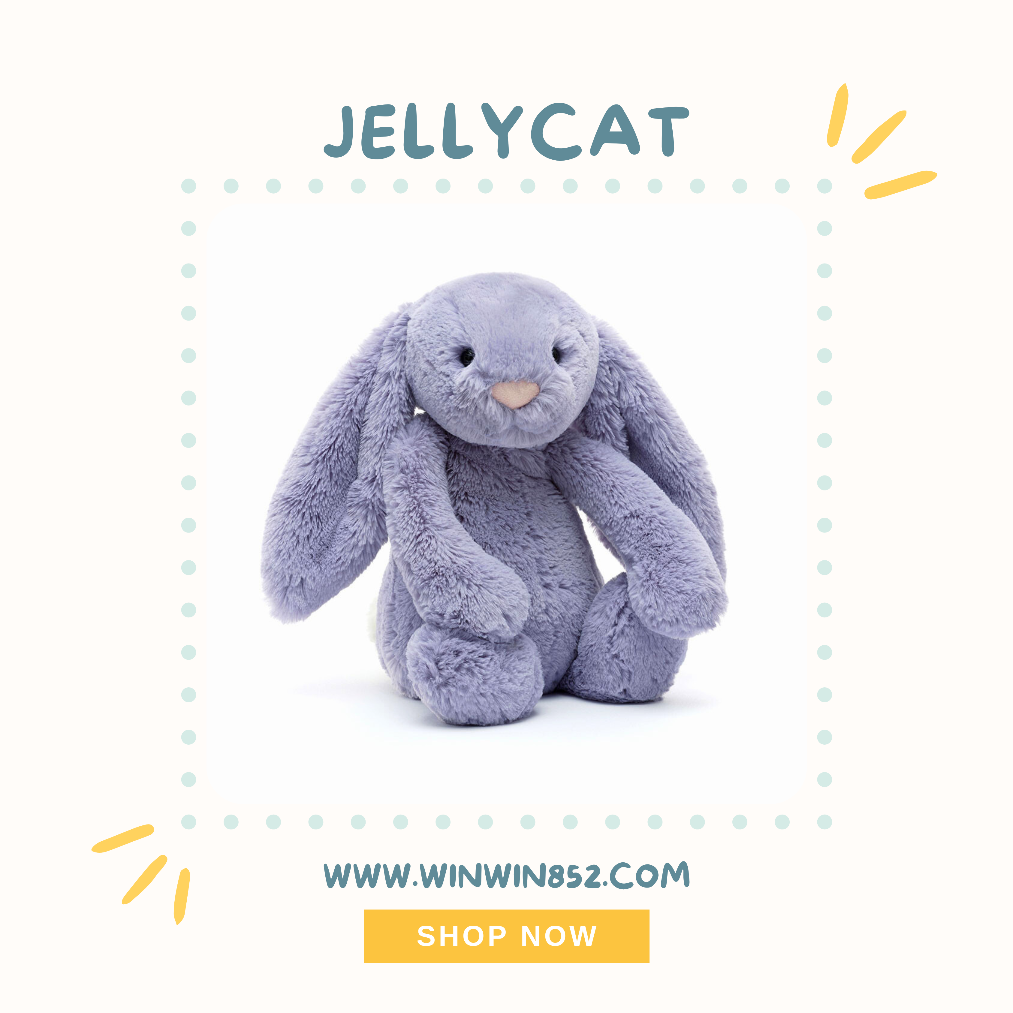 Jellycat Bashful Viola Bunny 31cm