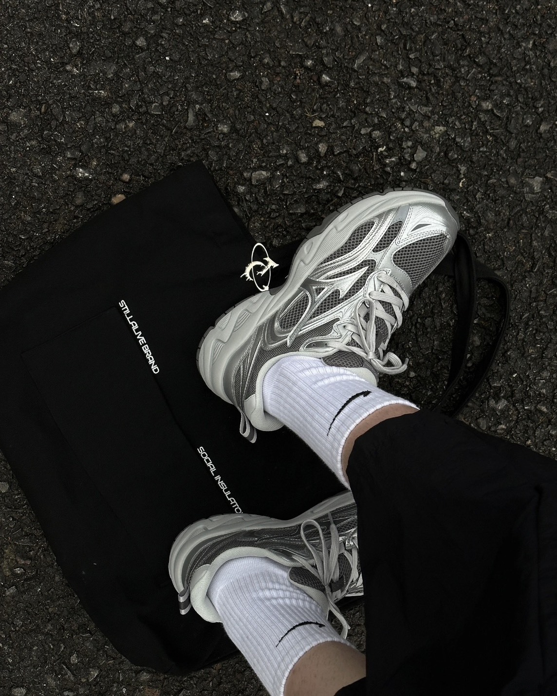 Mizuno Trainer 2K V2 美津濃 復古 老爹鞋 銀灰