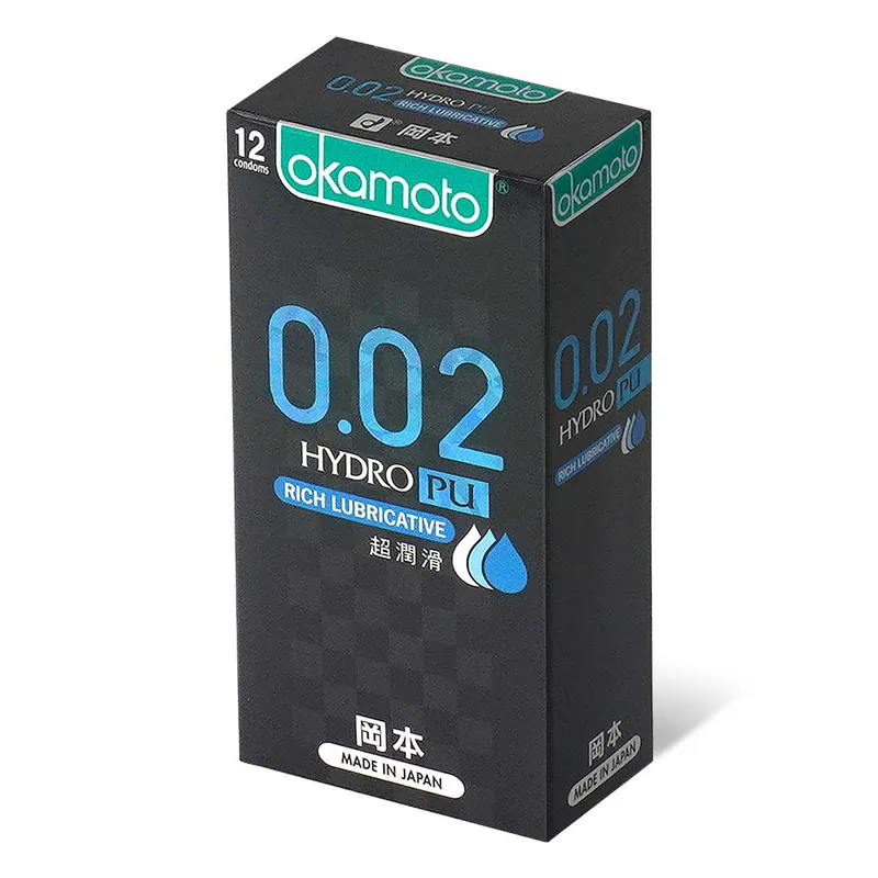 岡本 0.02 超潤滑 12 片裝 PU 安全套