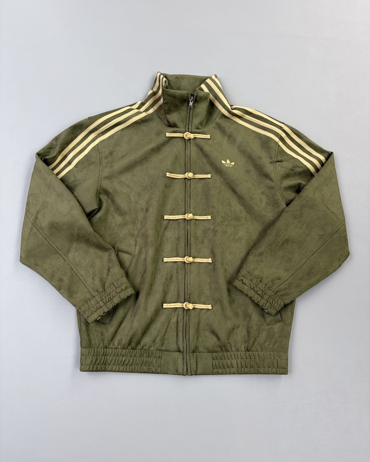 ADIDAS ORIGINALS CTT 3.1 SOFT 新中式 唐裝外套 立領 扭結扣 抹茶綠 男女 KT3847 / 預購