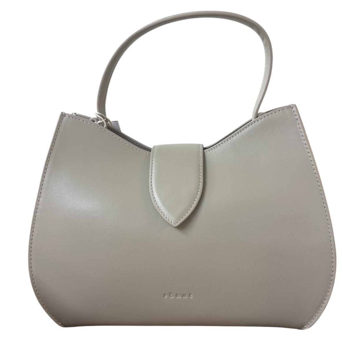 1PM0509-055 PÖ&ME PARIS I Speak In Dreams Handbag Taupe #S057 (B-EU-E)