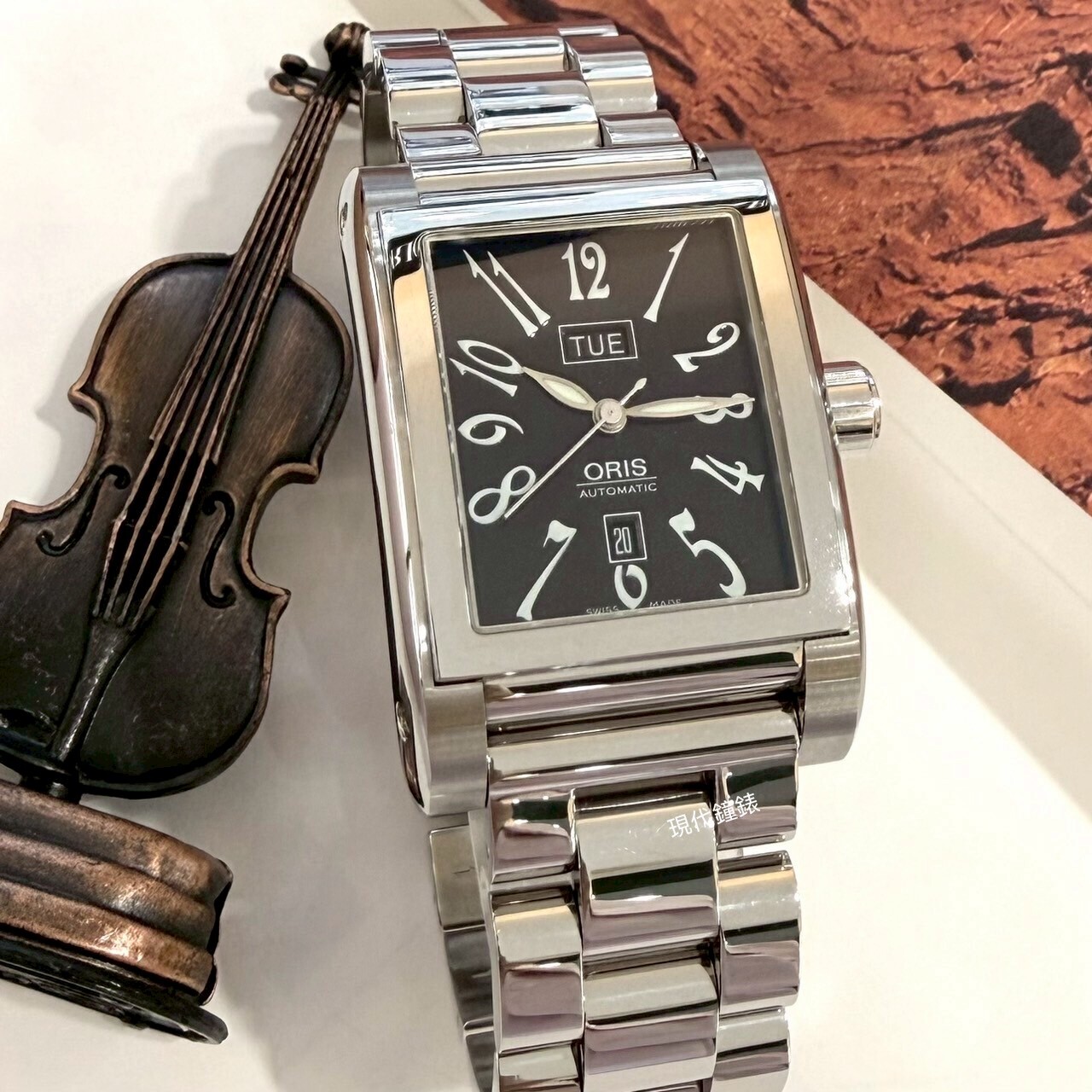 【ORIS】方形機械腕錶O585.7525.40.64MB 29.5mm 現代鐘錶