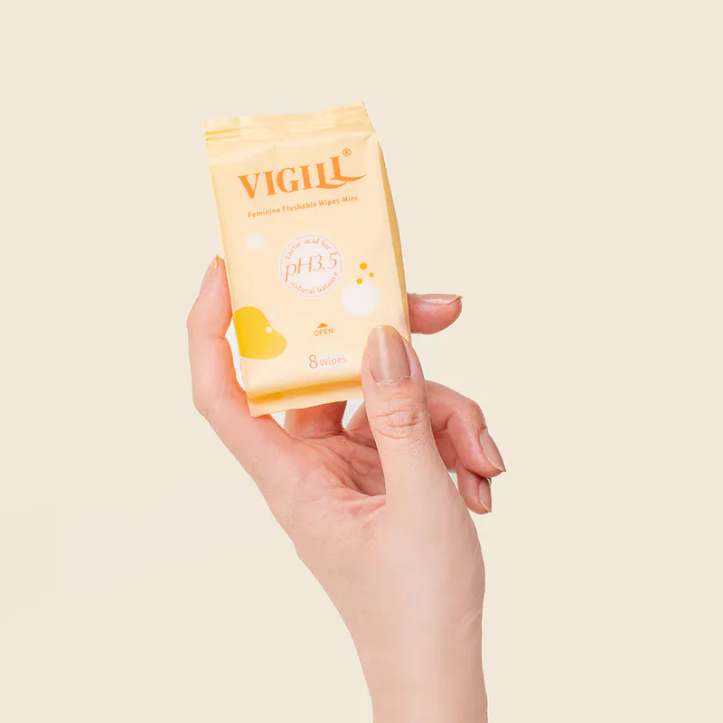 【輕便必備】VIGILL 女性濕式衛生紙-迷你包 8片/包