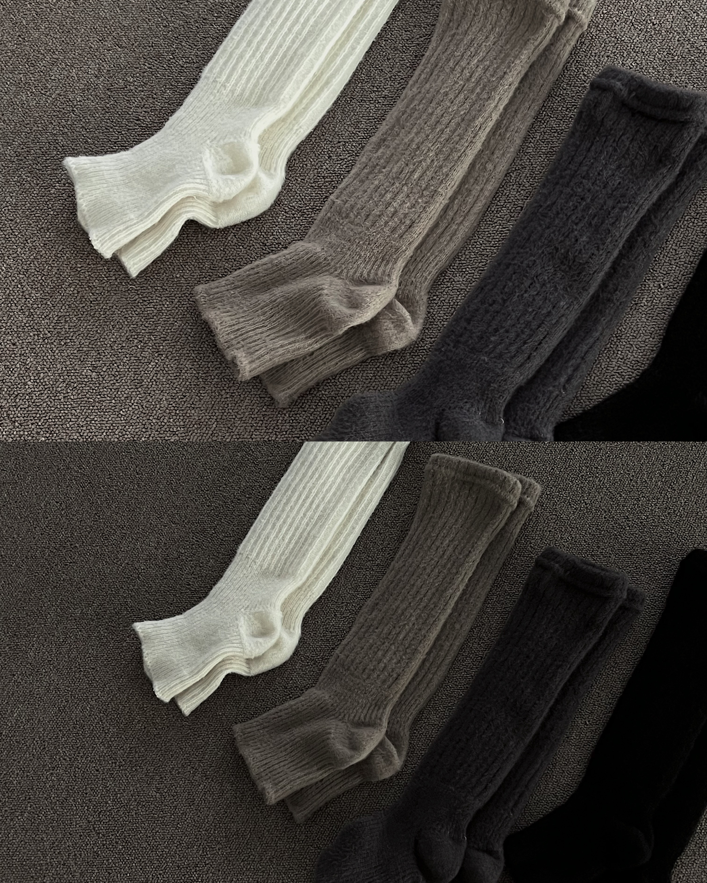 Dec【12.11PM18:00】冬季搭配剛需. 絨毛堆堆襪套 四色一次擁有🧸