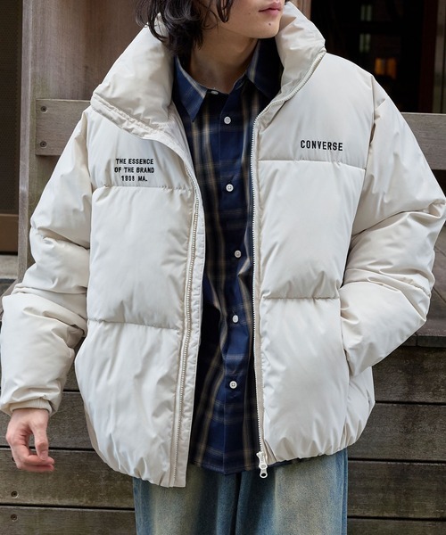 【預購】日本限定 CONVERSE 防風 防潑水 羽絨外套 兩色 (男款)