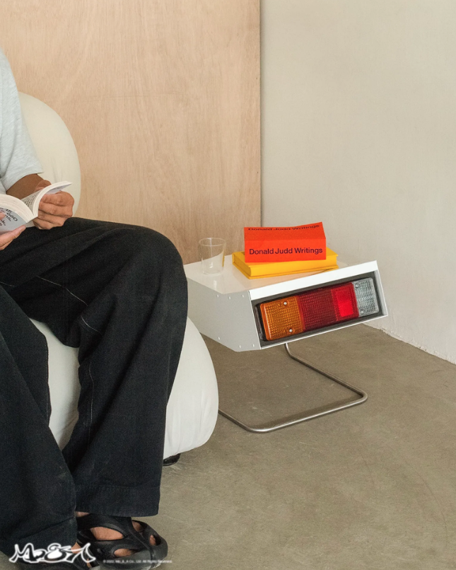 Mo_&_A L300 Car Light / Side Table (White) & Light Shade for Delica Side Table  (White)