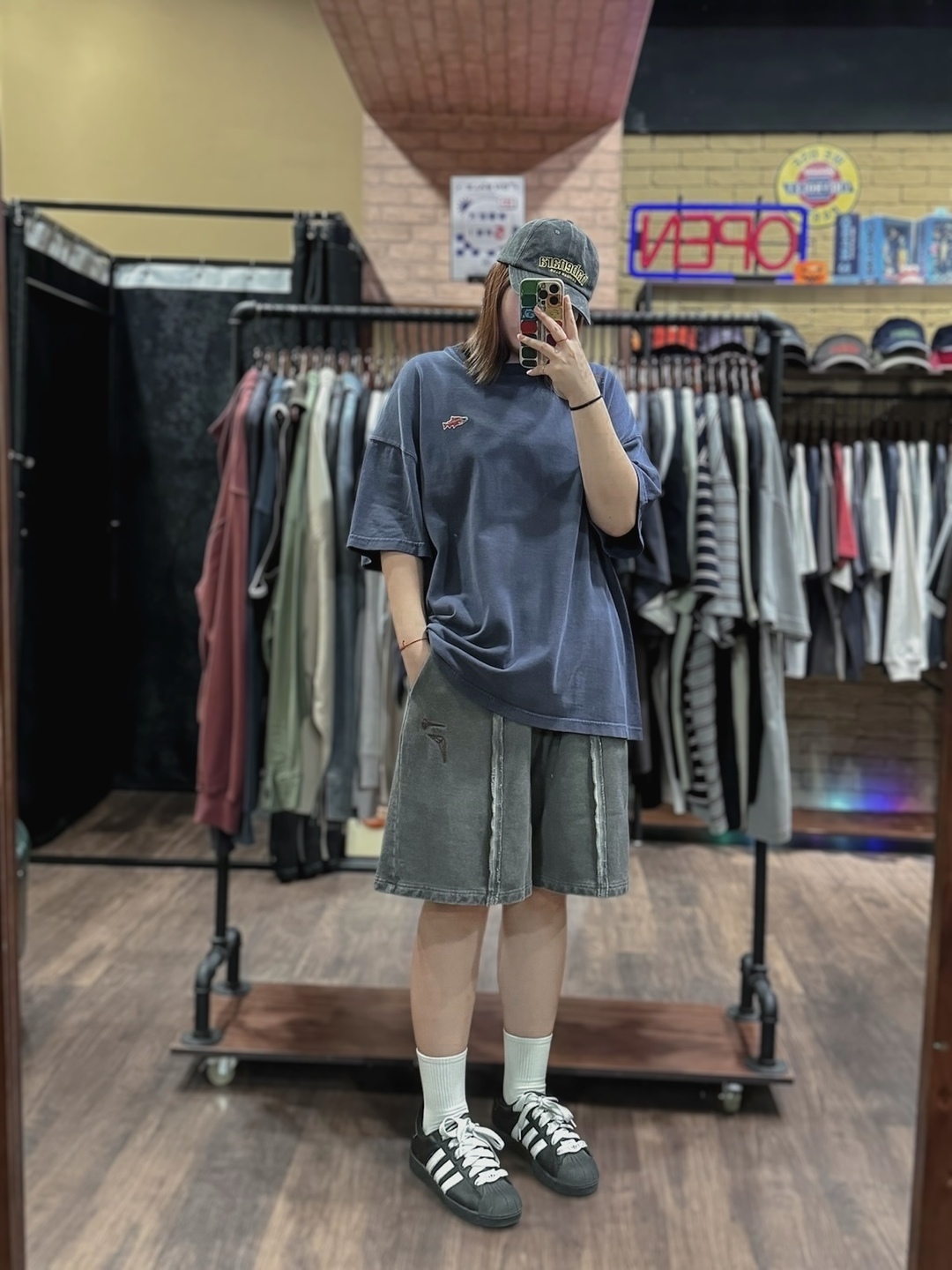 Shadow Rebel暗黑水洗短褲