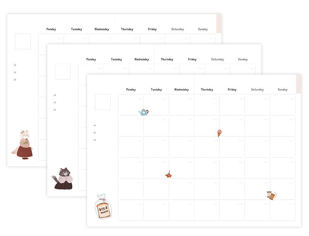 Dimanche - Step by Step Undated