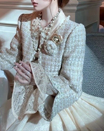 設計師家九分寬袖香風外套