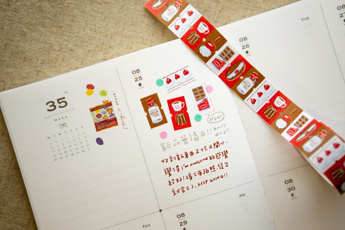 Ours - Afternoon Tea Time Label Sticker Roll