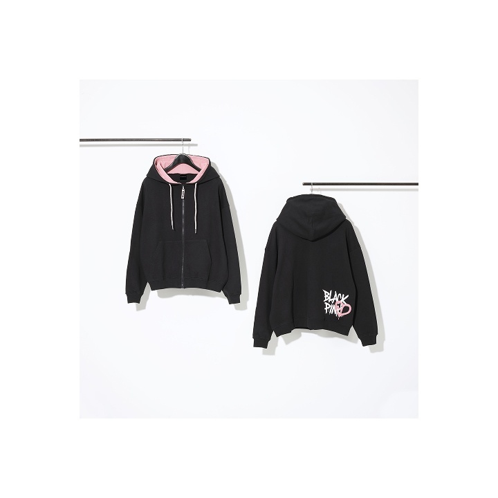 BLACKPINK [DEADLINE IN JAPAN POP-UP]ジップアップフーディー -STREET LOGO-（BLACK /BEIGE)