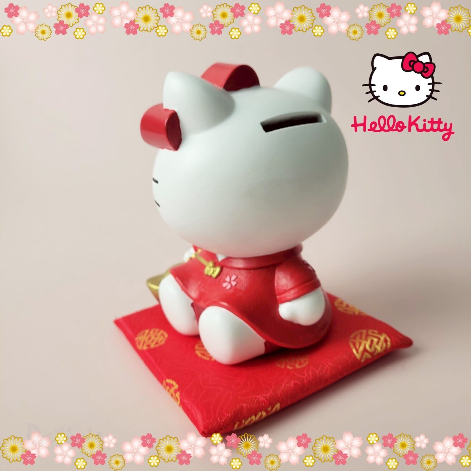 25211-KT Sanrio Hello Kitty 和服豬仔錢罌 #TW-WC25