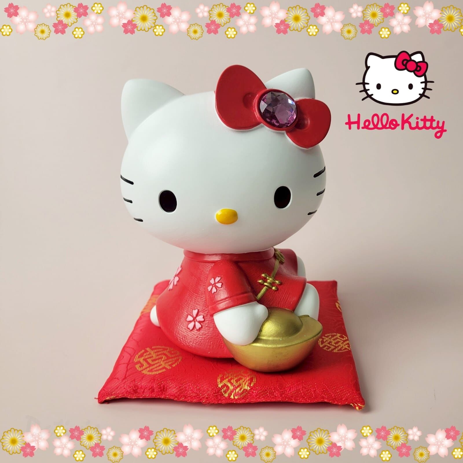 25211-KT Sanrio Hello Kitty 和服豬仔錢罌 #TW-WC25