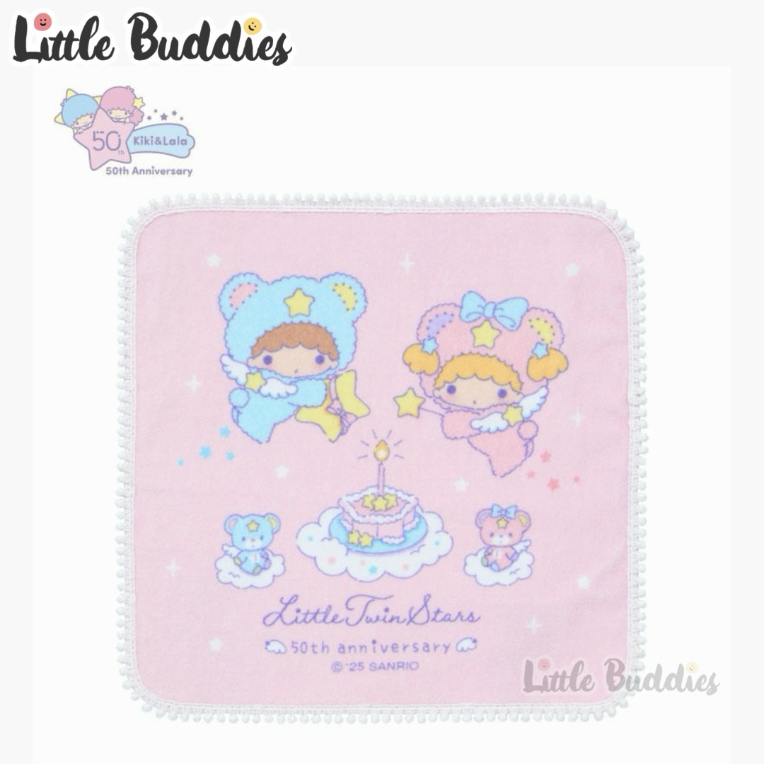 日本 Little Twin Stars 50周年生日熊仔天使設計系列 - 毛巾