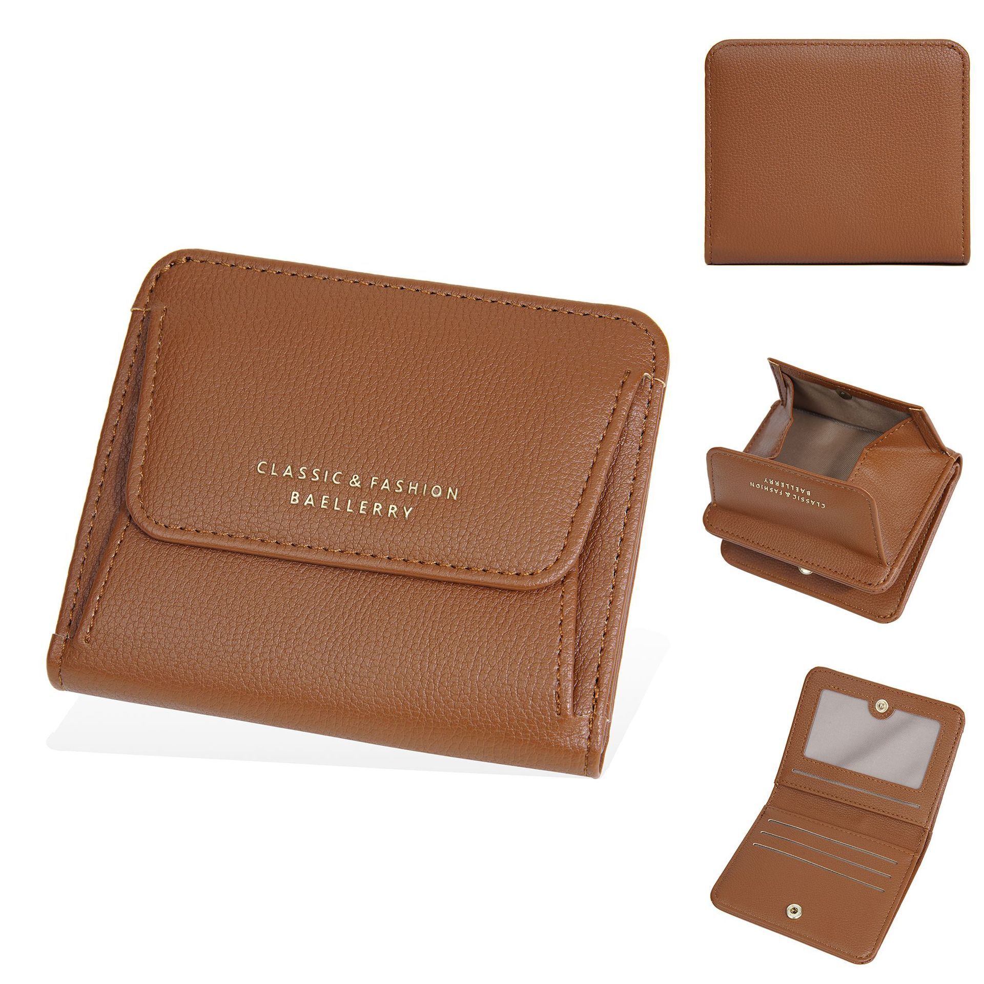 Multi-Slot PU Large-Capacity Wallet