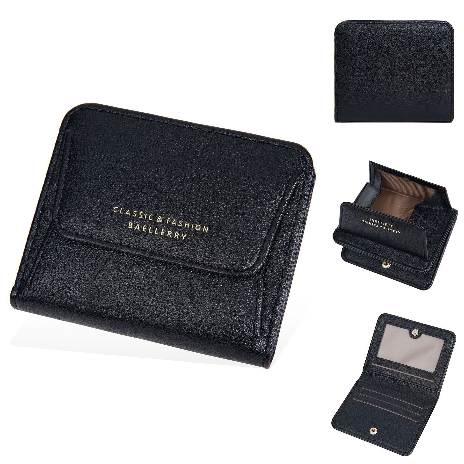 Multi-Slot PU Large-Capacity Wallet