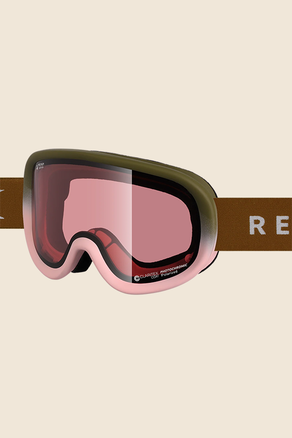 REVOLT - SUPER LIGHT FRAME 超輕量雪鏡  (粉色透明鏡片)