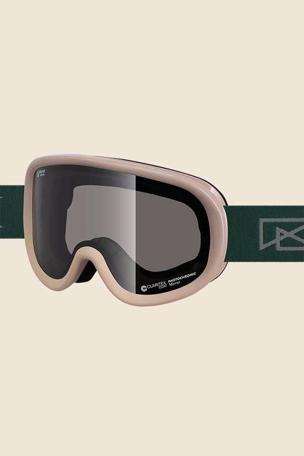 REVOLT - SUPER LIGHT FRAME 超輕量雪鏡   (灰色/透明鏡片)