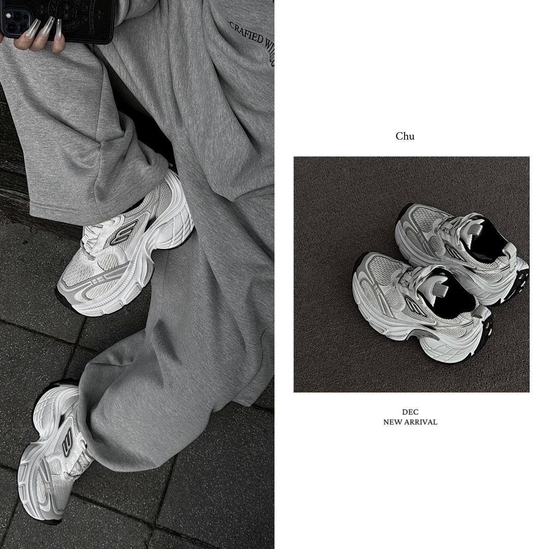 Dec【12.11PM18:00】這雙巨帥! 「跟棉褲絕配」的吸底模解構感老爹鞋