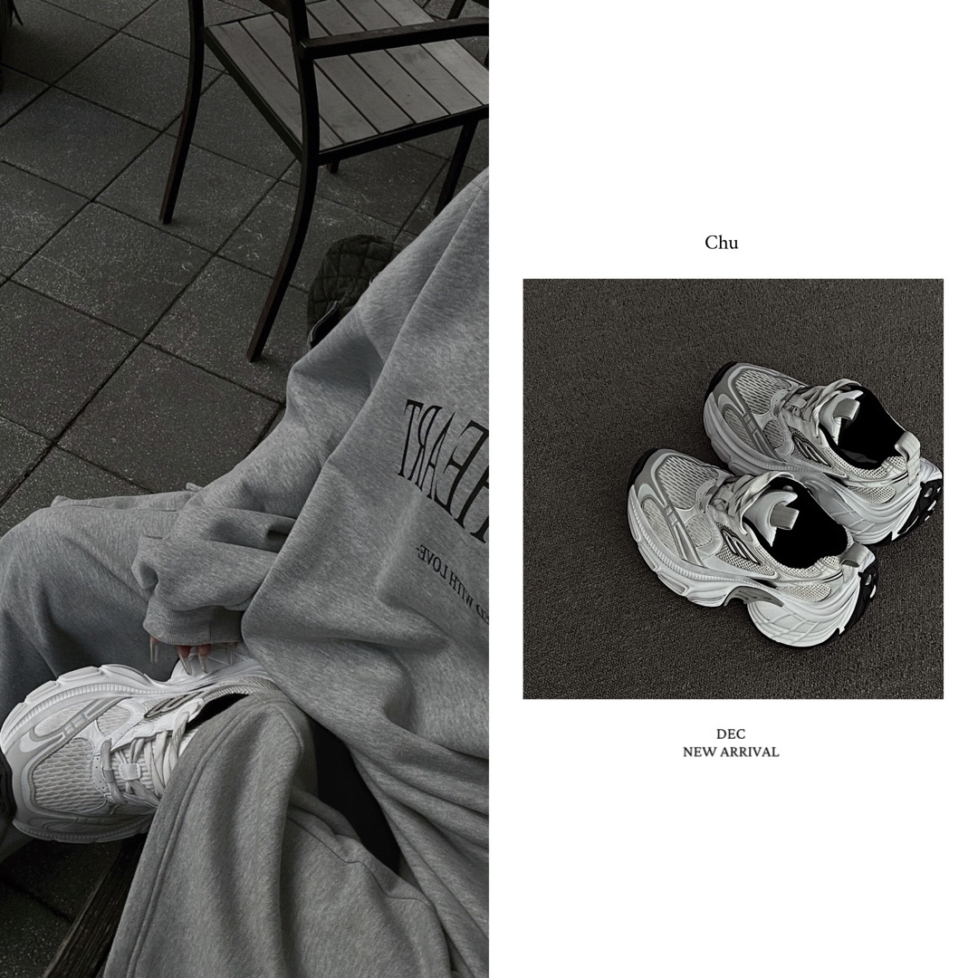 Dec【12.11PM18:00】這雙巨帥! 「跟棉褲絕配」的吸底模解構感老爹鞋