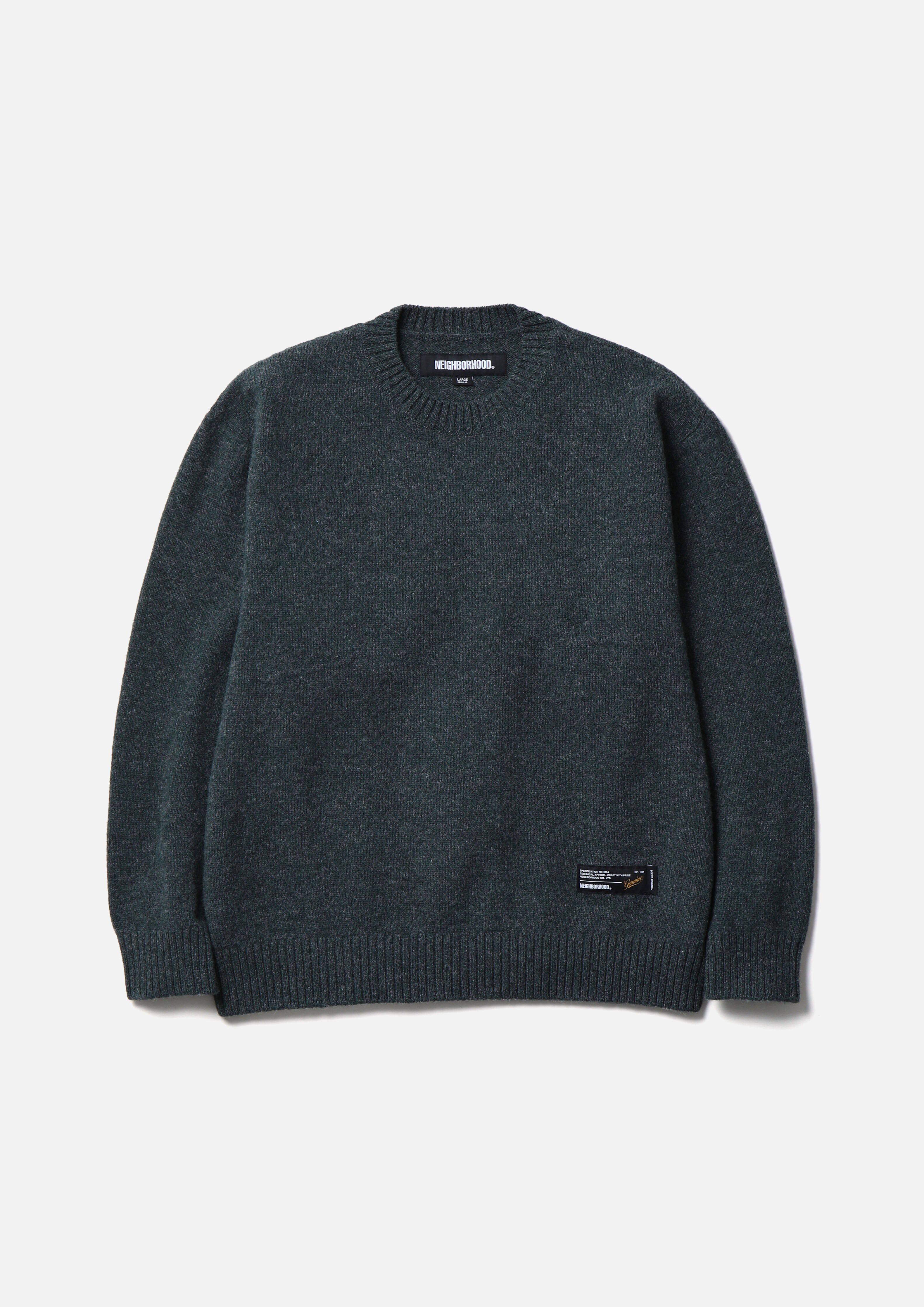 『代購商品』2025AW NEIGHBORHOOD NBHD PLAIN CREWNECK SWEATER 針織衫 252FUNH-KNM03