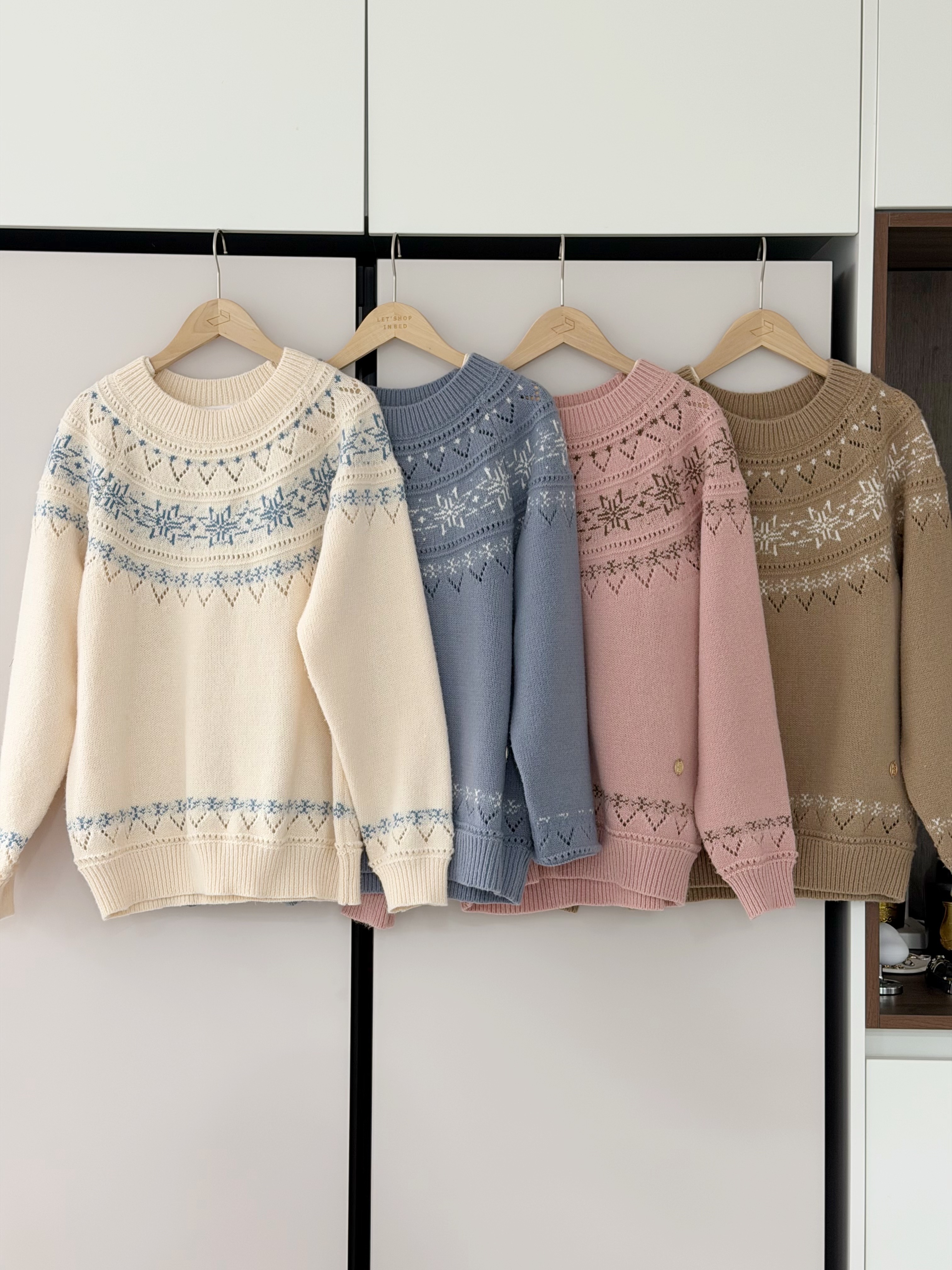 LSIBMADE46 冬季聖誕雪花感冷衫-4色