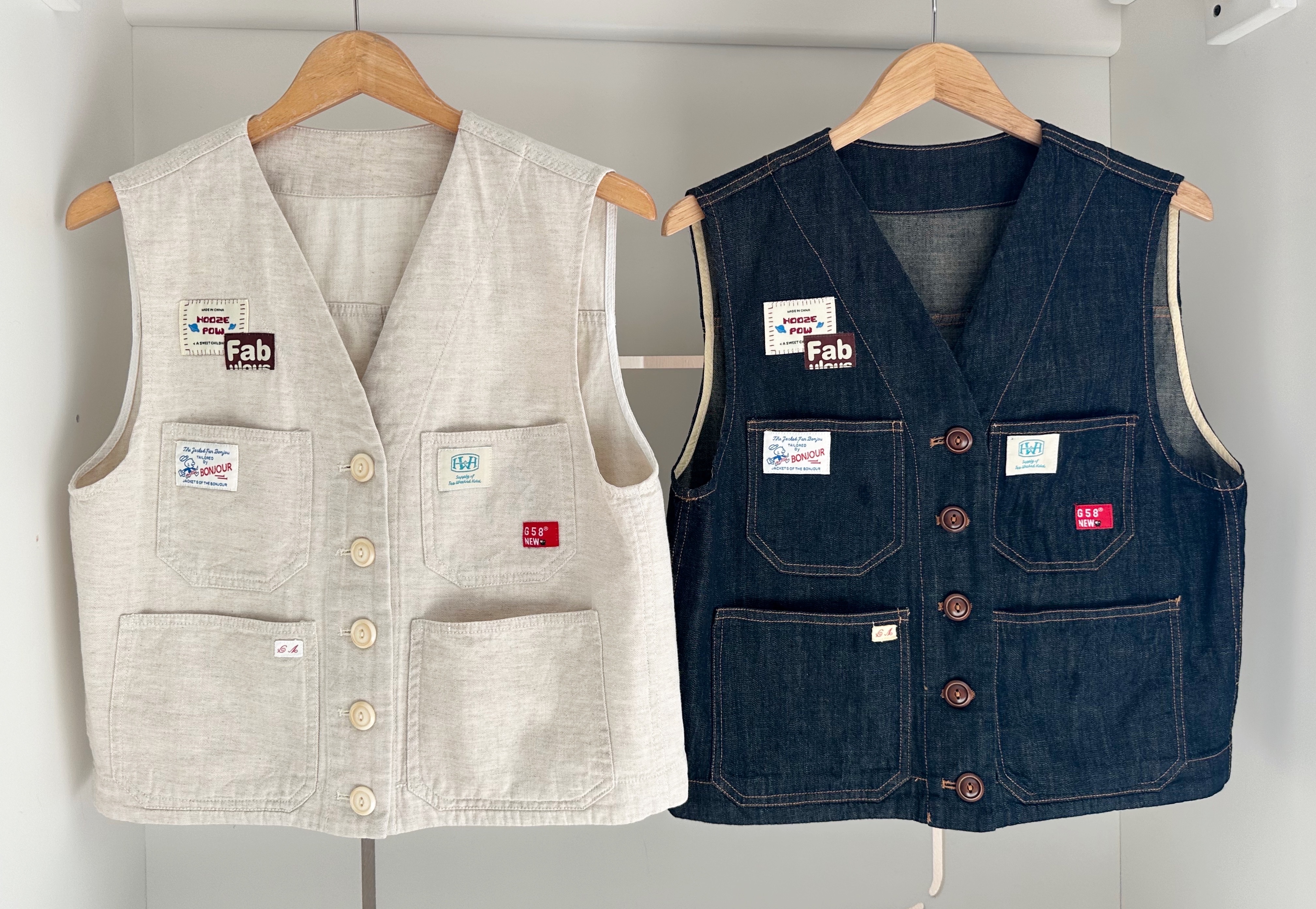 DENIM BATCHES & POCKET VEST