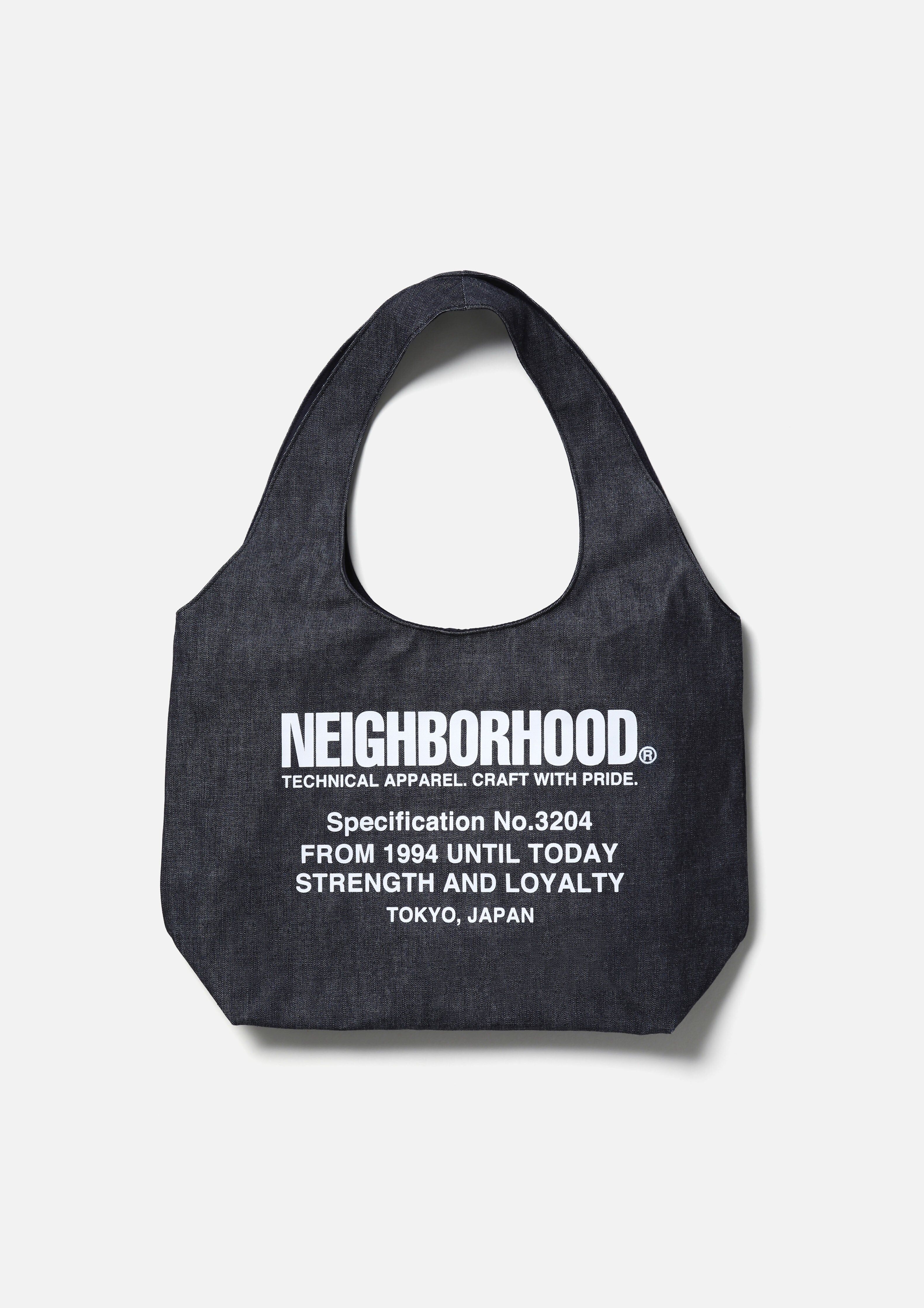 2025AW NEIGHBORHOOD NBHD DENIM MONK BAG 丹寧 包包 手提包 托特包 現貨 252TQNH-CG01