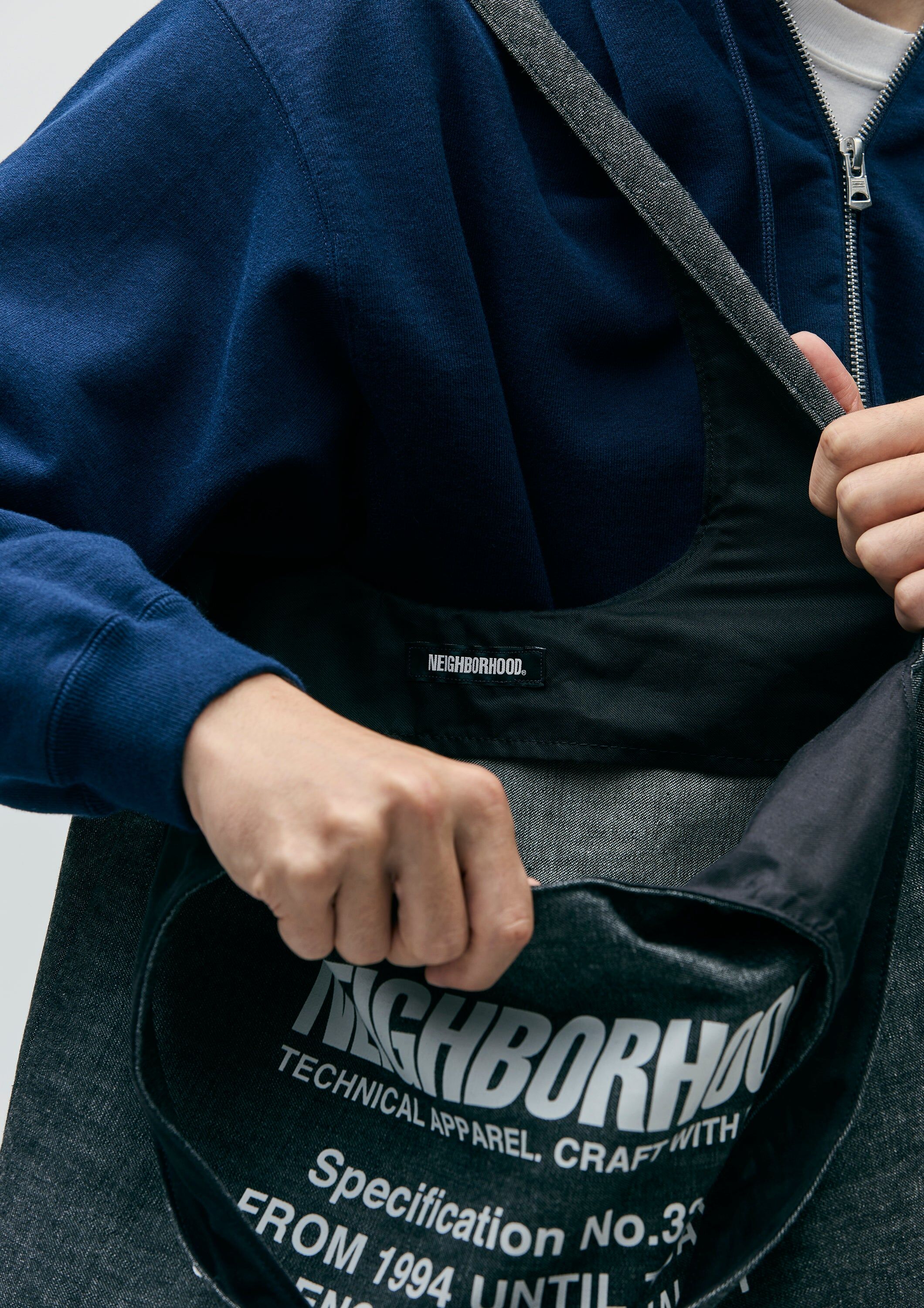 2025AW NEIGHBORHOOD NBHD DENIM MONK BAG 丹寧包包手提包托特包