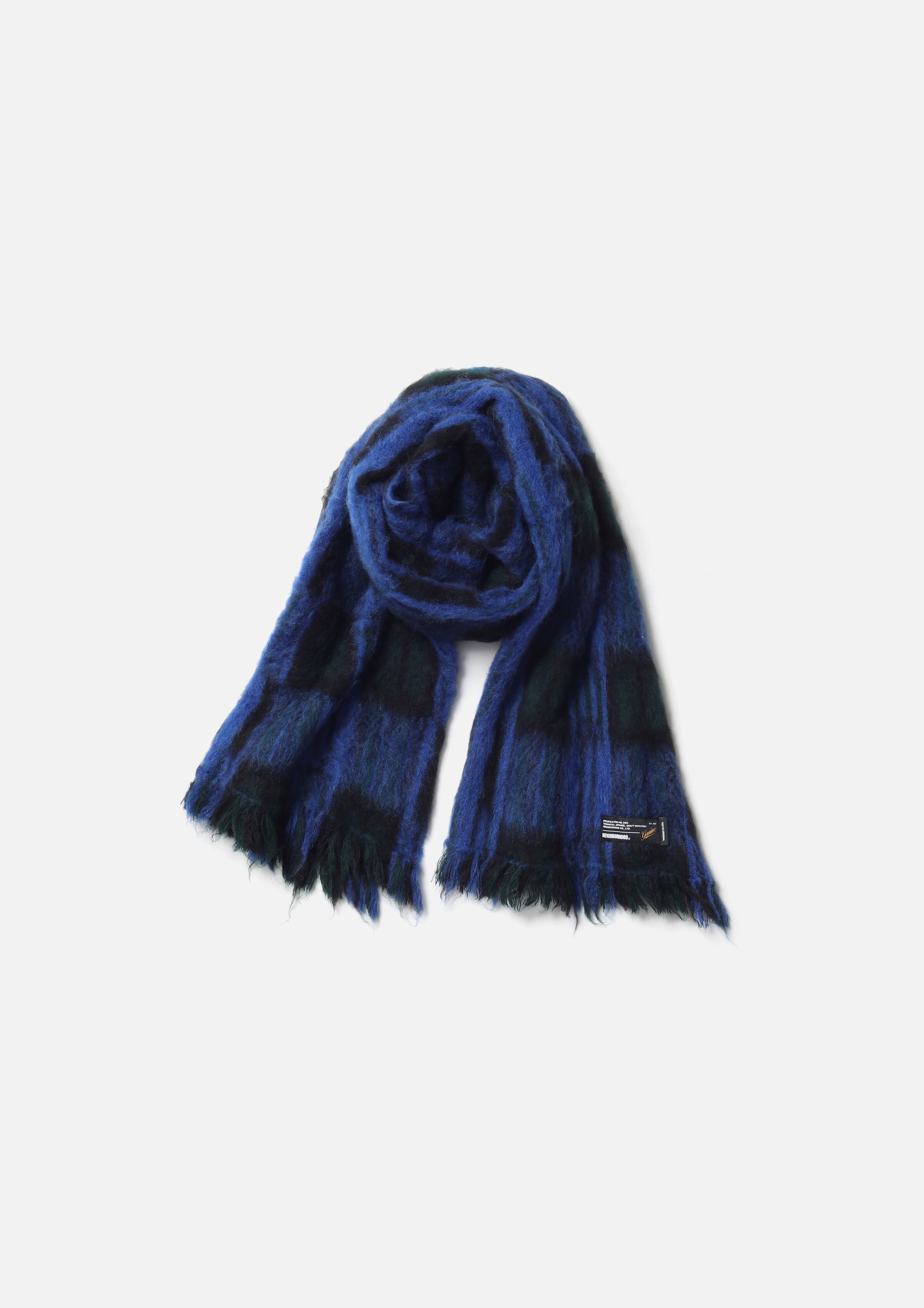 小物 NEIGHBORHOOD MOHAIR CHECK MUFFLER 25AW Mohair Like Check Muffler Brown – Francfranc Hong Kong