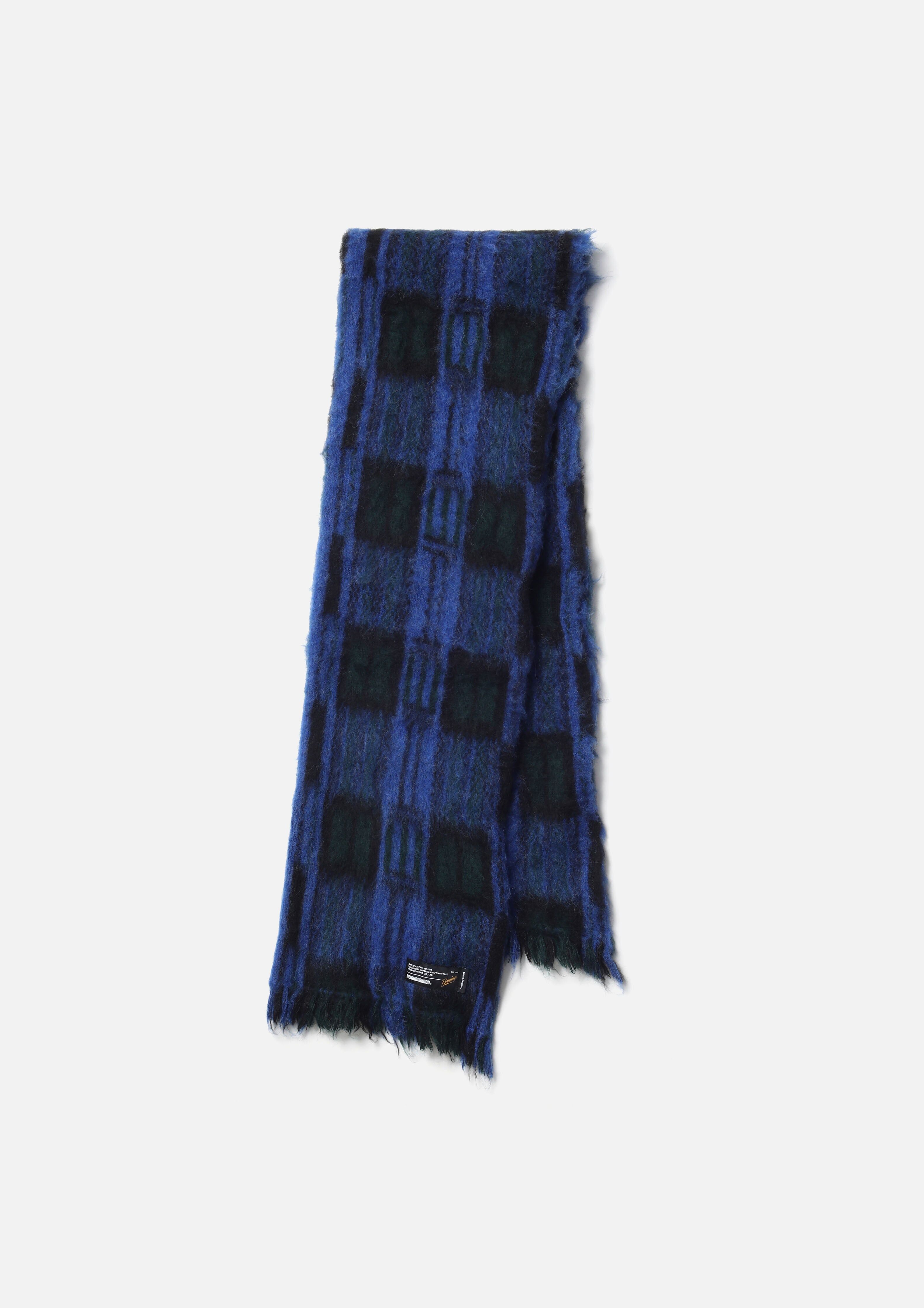 小物 NEIGHBORHOOD MOHAIR CHECK MUFFLER 25AW Mohair Like Check Muffler Brown – Francfranc Hong Kong