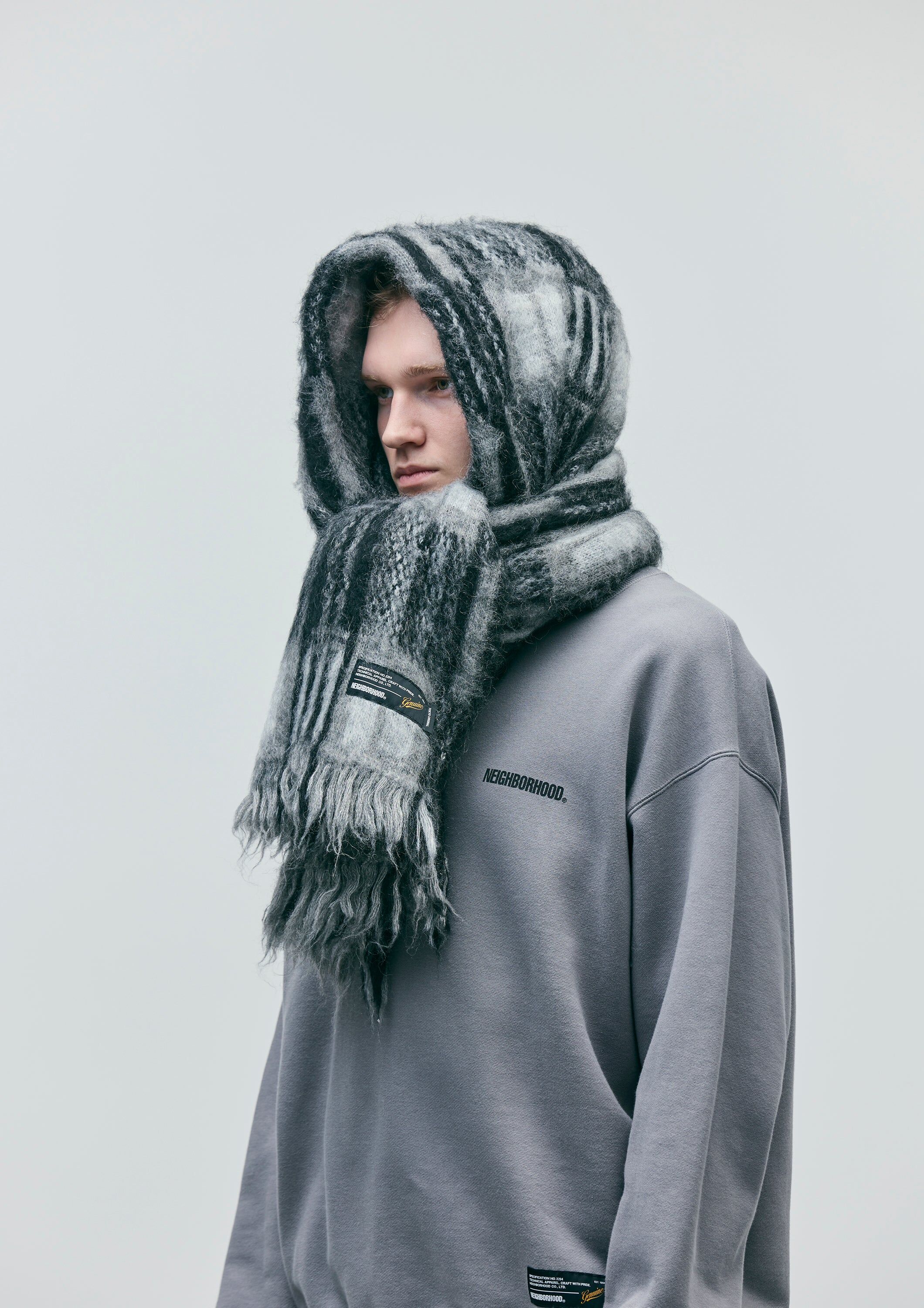 小物 NEIGHBORHOOD MOHAIR CHECK MUFFLER 25AW Acne Studios - Mohair Check Scarf Red/Blue – STRØM