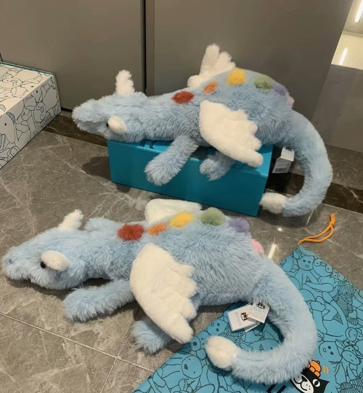 【Luxury】JELLYCAT 情人節禮物 滿月禮 彌月禮 可愛動物 天空龍 抹茶龍 緋紅龍 雪龍 飛龍娃娃