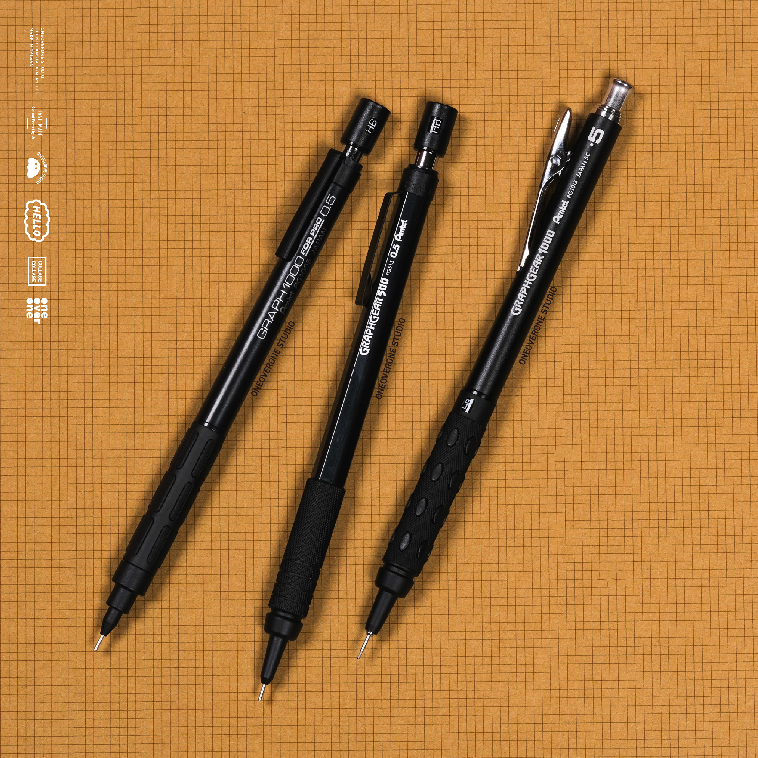 Graph Pencil 60周年 三入組/PENTEL/JAPAN