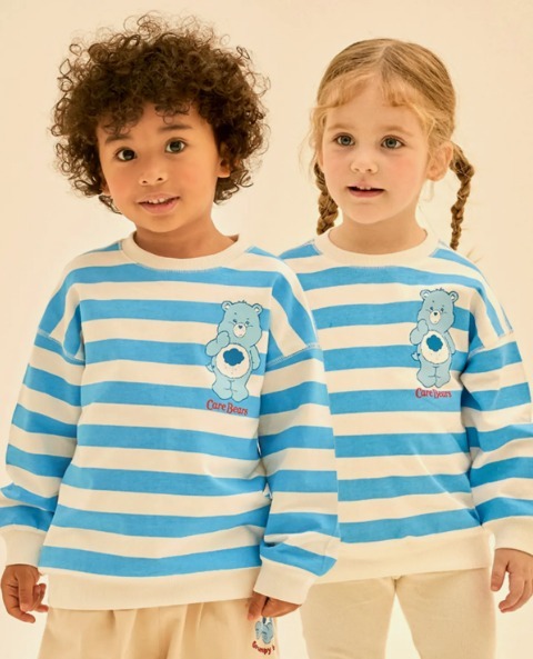 韓國 CARE BEARS STRIPES 長袖TEE| 男女裝
